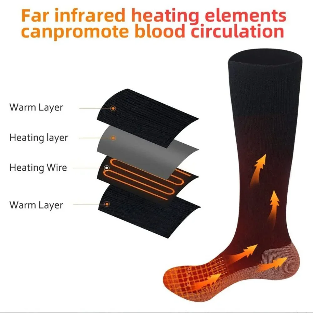 Heated Socks for Men‎ Women - Rechargeable Electric Battery Socks for Arthritis,